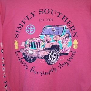 Simply Southern Long Sleve Shirt. Size L.